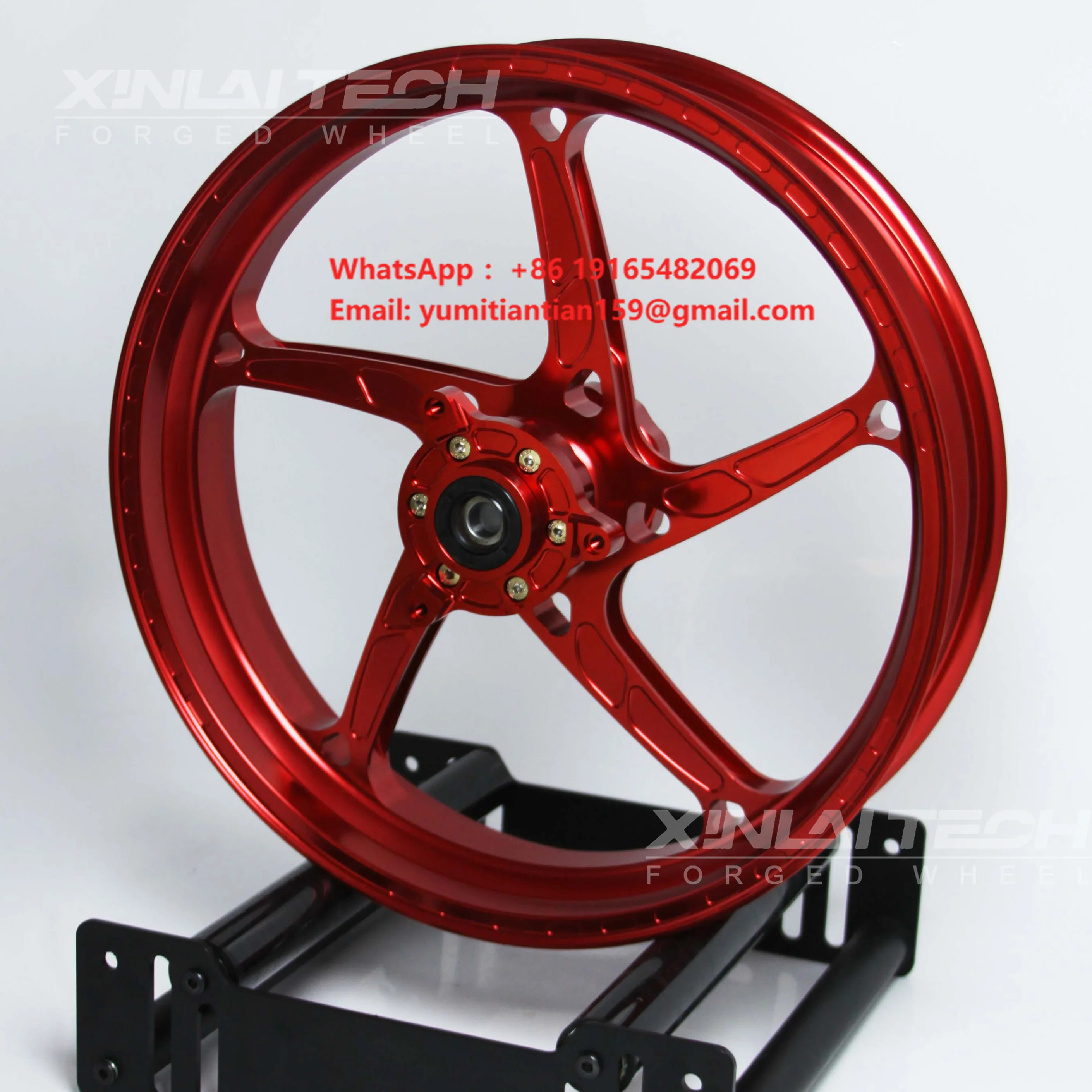 XL Anodized Motorcycle Rims for Sportbike Upgrades Custom Color Anodized Forged Supermoto Wheels for Kawasaki Ninja GSX-R Rims