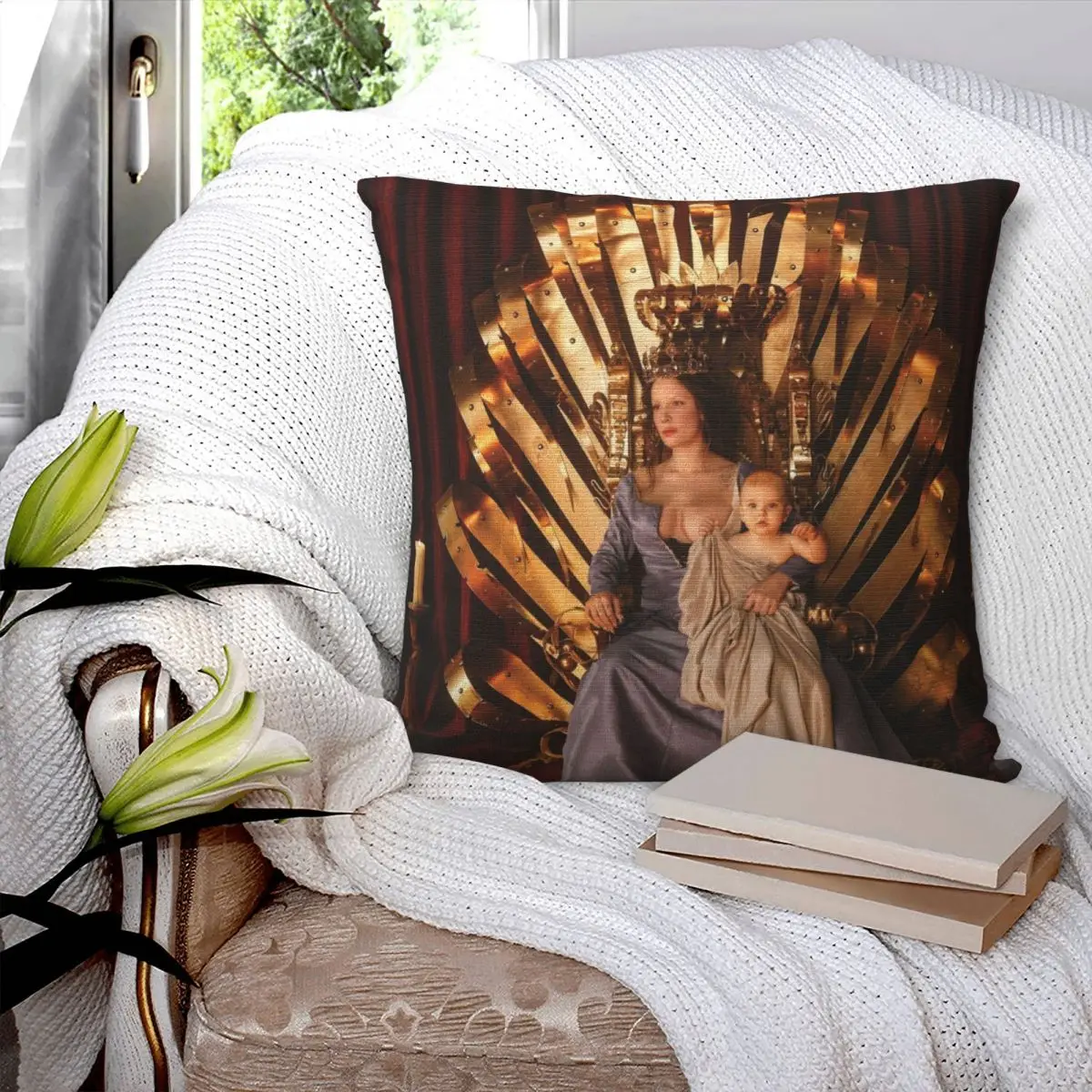 If I Can't Have Love, I Want Power Square Pillowcase Polyester Pillow Cover Velvet Cushion Zip Decorative Comfort Throw Pillow