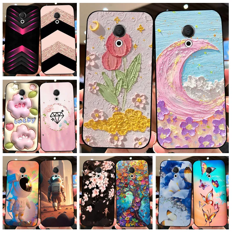 Case For Meizu 15 Lite Phone Case Animal Flower Cover For Meizu M15 Coque For Meizu 15 Lite 15Lite Soft Silicon Bumper Fundas