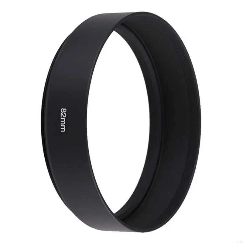 Y5JB 37 39 40.5 43 46 49 52 55 58 62 67 72 77 82mm Metal Lens Hood Cylindrical Design for Photography and Videography
