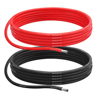 Silicone Wire Cable Battery Line Silikonkabel Electric Copper Cable 4 8 10 14 16 24 Awg Flexible Electrical Wire Heat Resistant