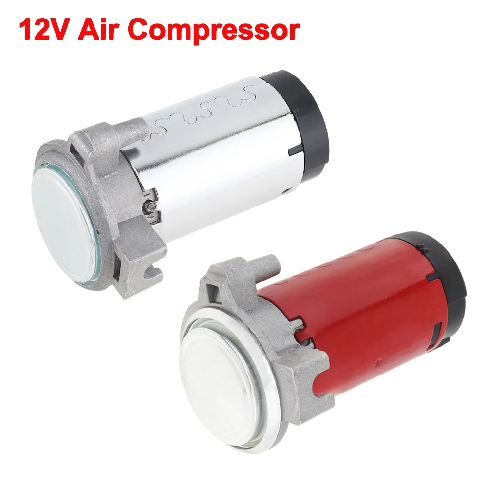 Portable 12V Air Horn Pump Compressor Accessory Air Pump Snail Horn Pump for Car Truck Vehicle Boat Motorcycle Speaker