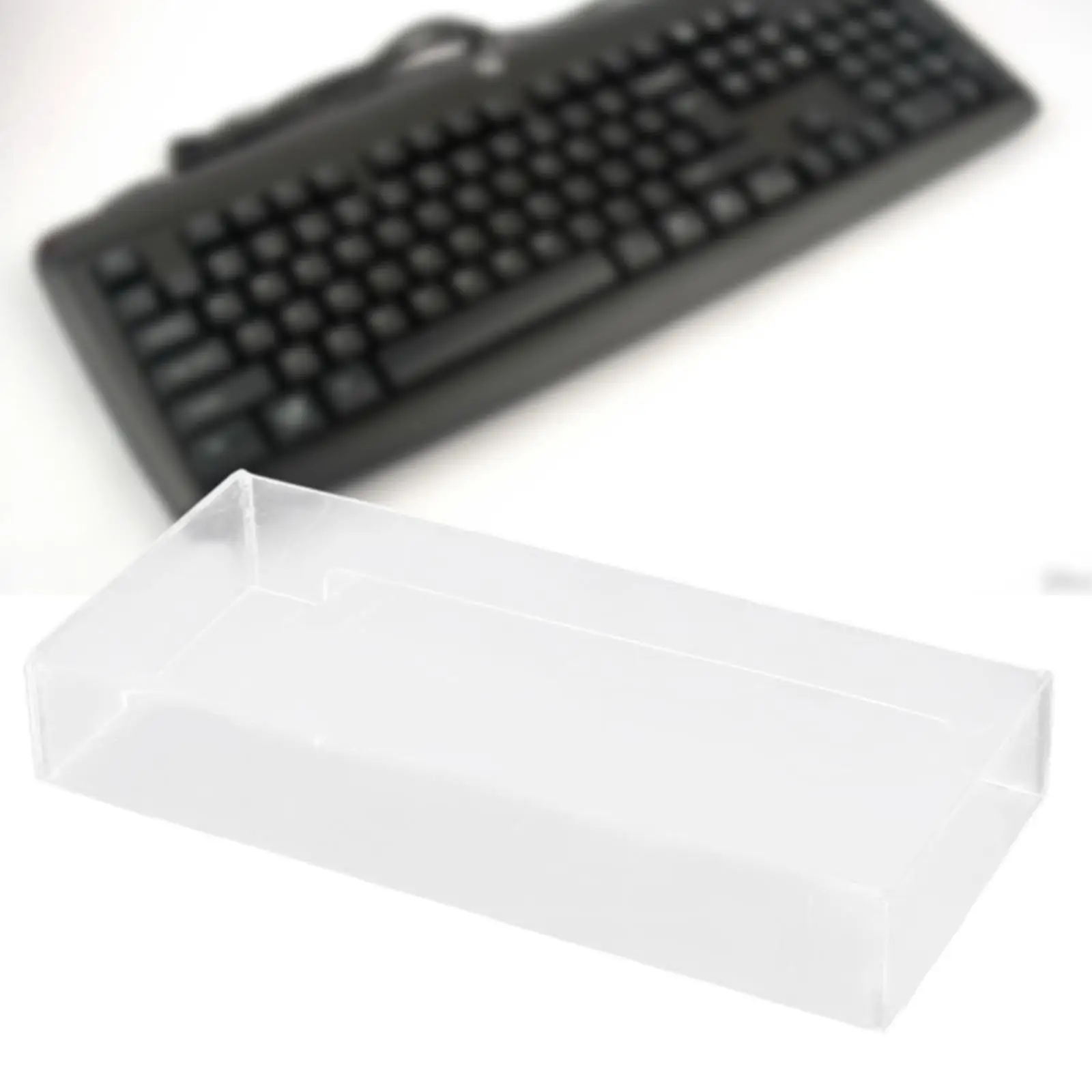 Water Resistant Acrylic Keyboard Cover Dustproof Transparent Protection Lid for Office Desktop Computer Keyboard Craftsmanship