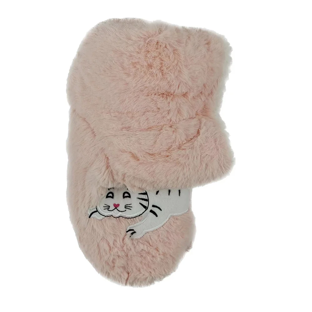 

Warm winter woman slipper House Shoes Female Kawaii Cartoon Contton Anti Skid Indoor Cat Christmas Floor Plush Non Slip Fuzzy