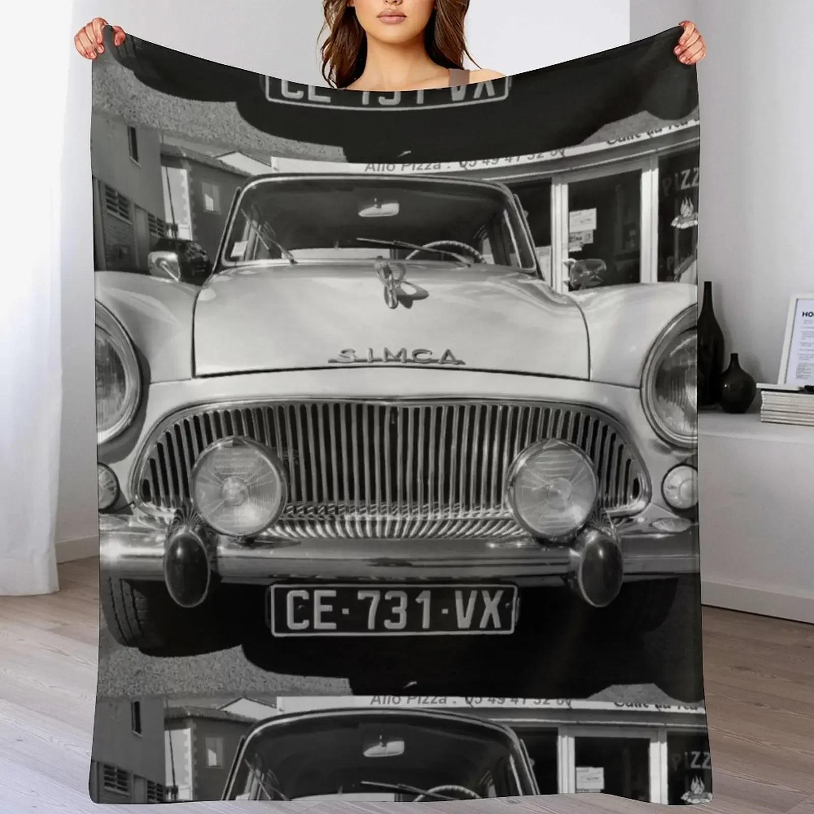 New r1664/ 3 - cars - voitures ancienne par Okaio Olavia-Olao Throw Blanket Blankets For Bed Large Blankets