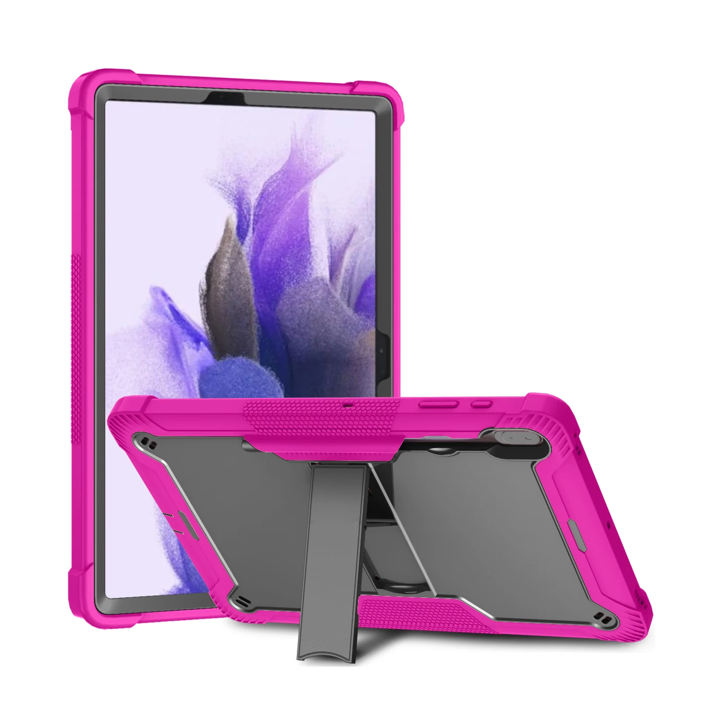 

Armor Case Universal For Galaxy Tab S8 S7 FE Plus 12.4 inch SM-X800 X806 T970 T975 T976 T730 T735 T736 Kickstand Anti-Slip Cover