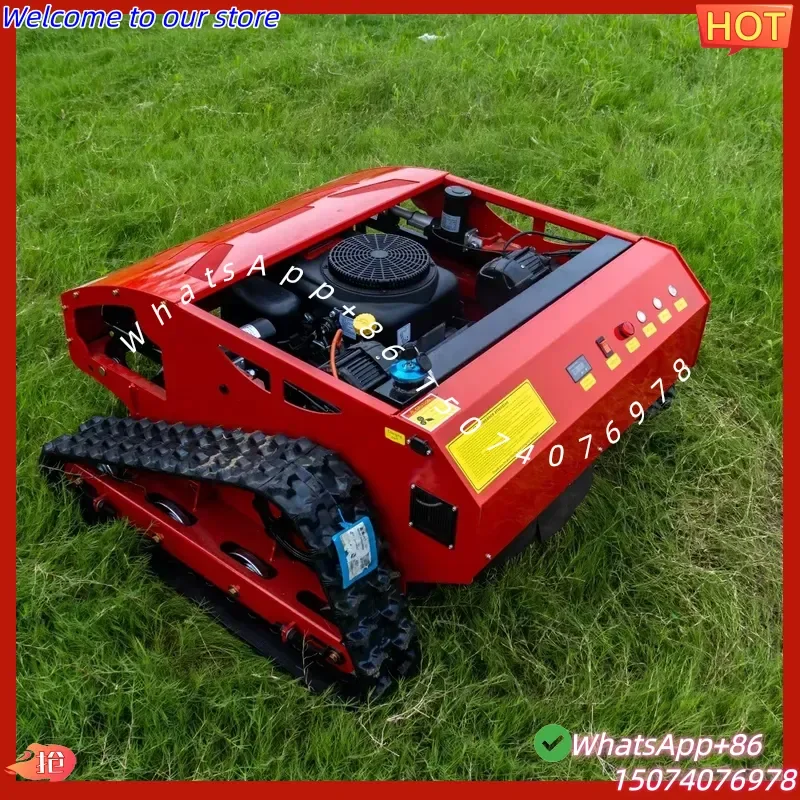 2026 Crawler Type Remote-Controlled Grass Crusher Red 1 Year Warranty Suitable Multiple Terrain Scenarios Factory Direct