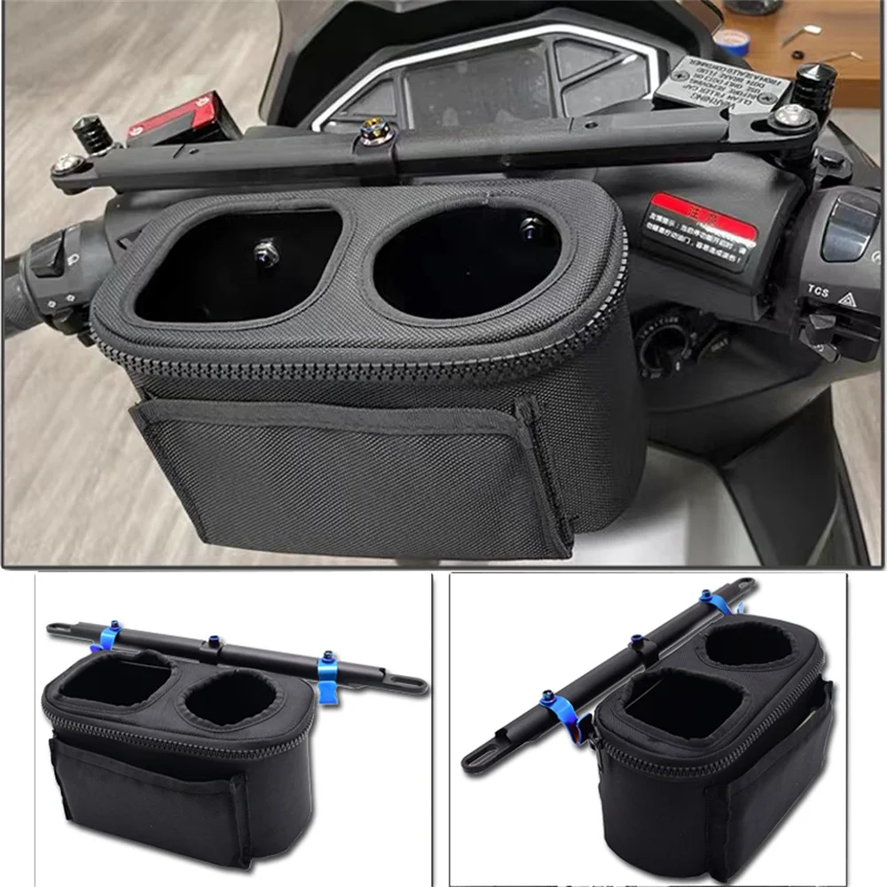 For SYM  maxsym400  2021-2022 Motorcycle Balance LeverStorage bag Cup holder Cross Mobile Stand Bar Damper wrap