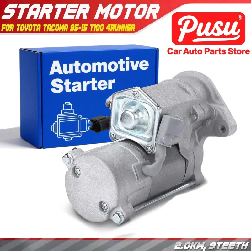 

Стартер для Toyota Tacoma 1995-2015 T100 4Runner L4 2.7L 12V CW 9T 2810075110 2810075120 2810075140 2810075141 28100-75120