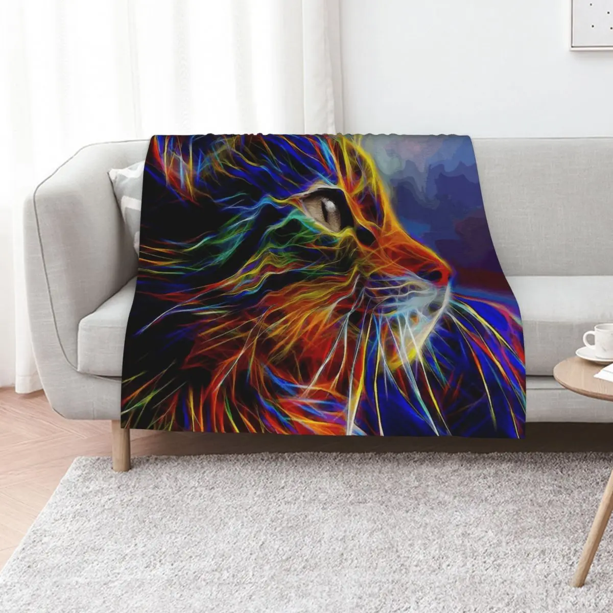 Neon Cat, Cat, Chat… - image