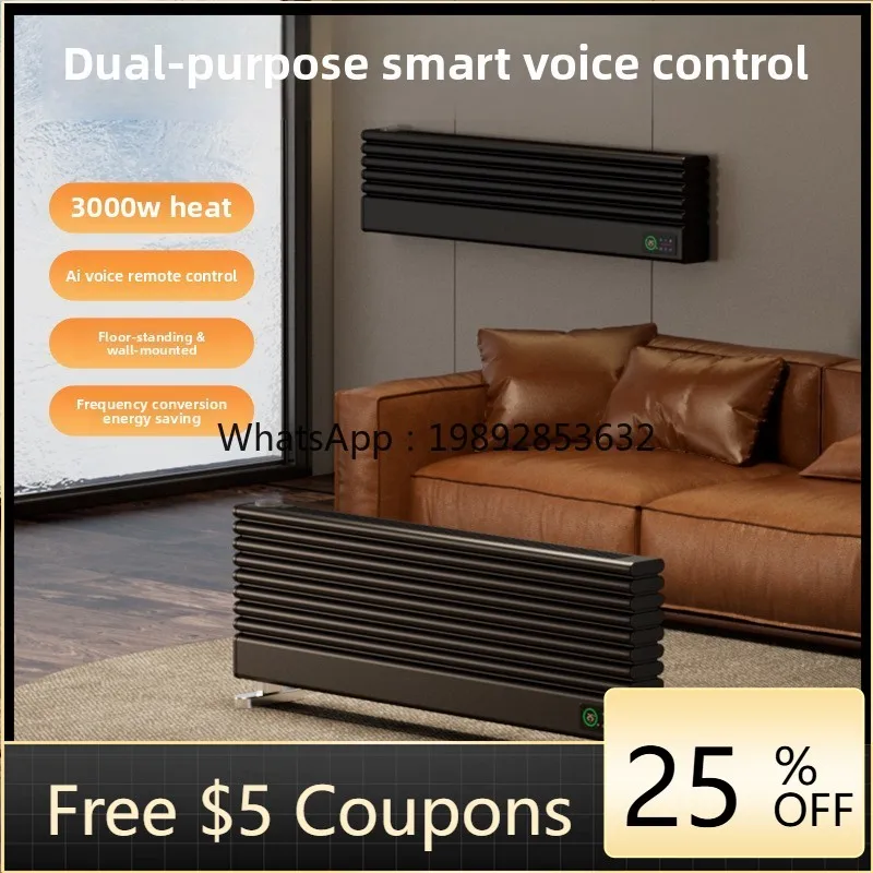 ZZ Wall-Mounted and Floor-Standing Dual-Use Heater Graphene Whole House Fast Heating Household Electric Heater