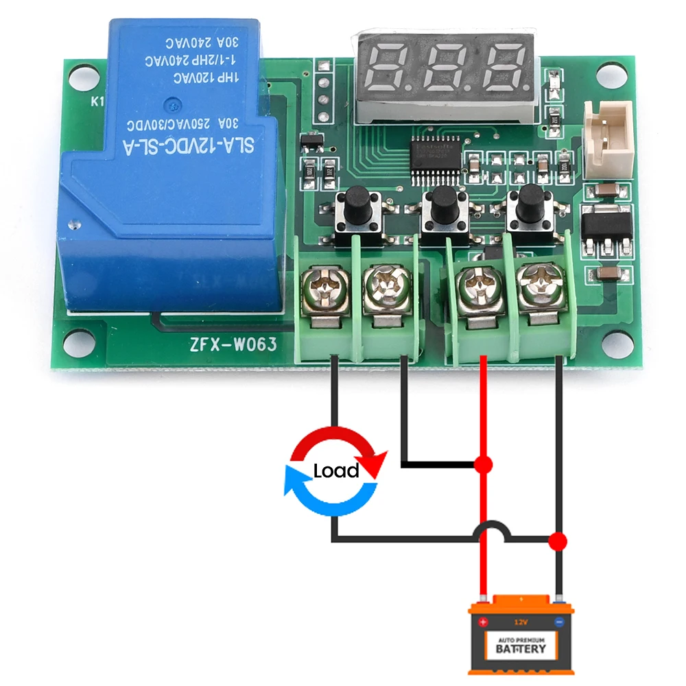 W1209 cyfrowy wyświetlacz LED termostat 12V 30A przełącznik kontroli temperatury kontroler z czujnik NTC zakresem temperatur 50 ~ 110 ℃