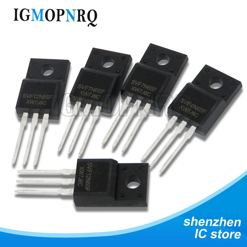 10pcs SVF4N65F 4N65F SVF7N65F TO-220F 7N65F SVF12N65F 12N65Fmos field effect transistor 100% new original quality assurance