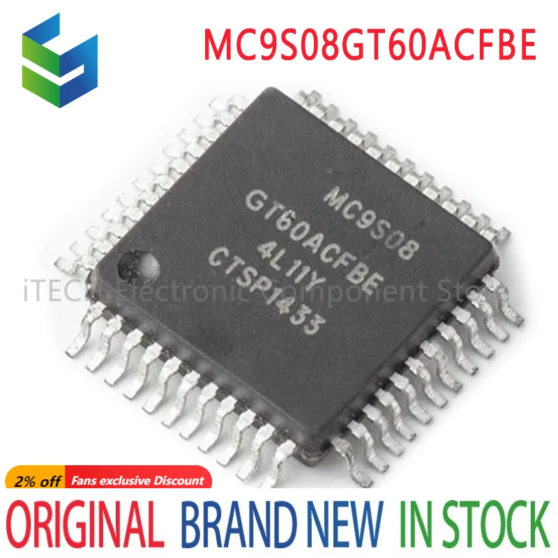 

1PCS/lot MC9S08GT60ACFBE QFP MC9S08 GT60ACFBE MC9S08GT60 MC9S MC9S08GT 100% New