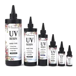UV Resin Glue Crystal Clear Ultraviolet Curing Epoxy Resin 20-1000g High Transparency Fast Drying High Hardness For DIY Jewelry