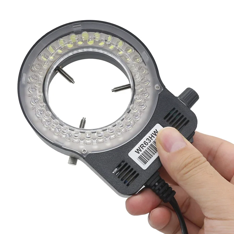 

Adjustable 56 LED Ring Light illuminator Lamp For Industry Stereo Trinocular Microscope Video Camera Lens Magnifier 110V 220V