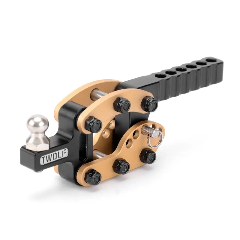 Metalowy hak holowniczy Regulowany hak Rogue do 1/8 1/10 RC Crawler Car TRX4/6 Defender Bronco AXIAL SCX10 RC4WD D90 D110 MK07 Tank 300