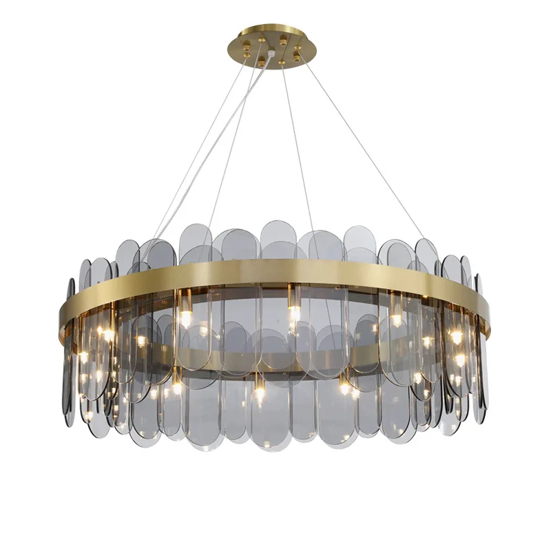 Plafonnier LED au design nordique moderne avec ampoule, éclairage d'intérieur, luminaire décoratif de plafond, idéal pour un salon, une salle à manger, une cuisine, une Villa, un appartement, un Bar ou une allée