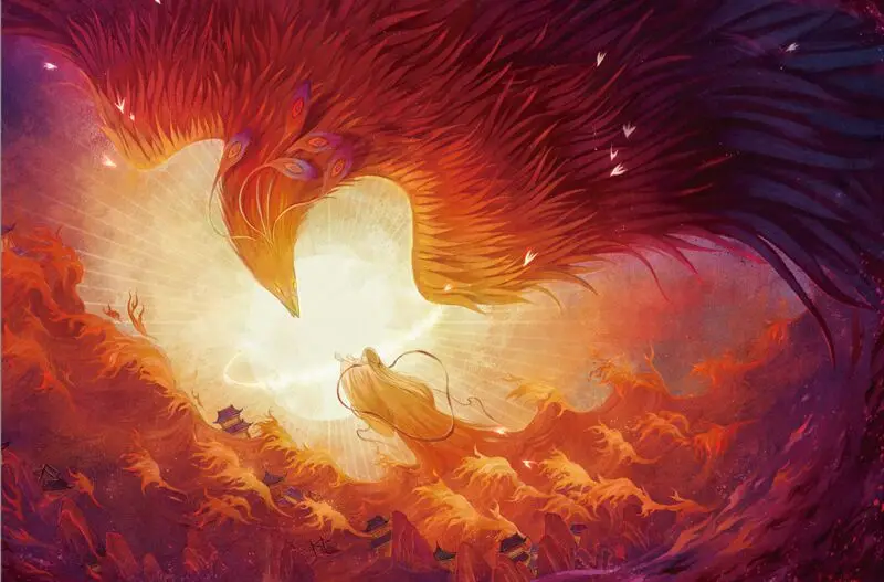 

Two phoenixes The wooden puzzle 1000 pieces ersion jigsaw puzzle adult children's educational toys