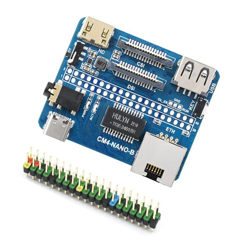Efficient For Raspberry Pi CM4 NANO B Expansion Board Gigabit RJ45 Port 4K 30Fps 40PIN GPIO For Raspberry Pi Compute Module 4