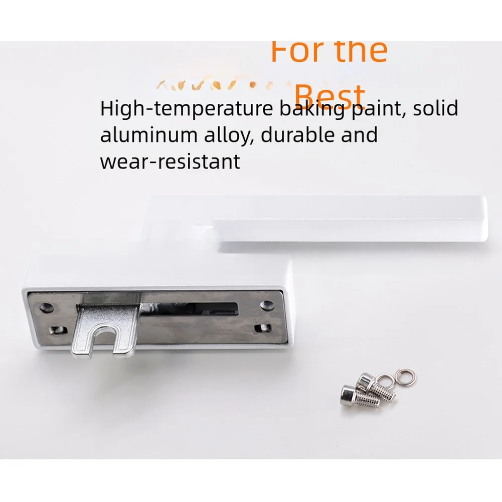 내부 개폐형 캐스먼트 창 손잡이 흰색 알루미늄 합금 및 경량 주거용 창문 적용