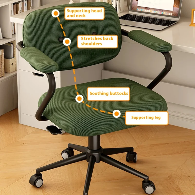 

Индивидуальное кресло, офисное кресло, белое кресло Poltrona Camera Da Letto Sillon, откидной шезлонг, дизайн Cadeira De Jantar, вращающееся кресло