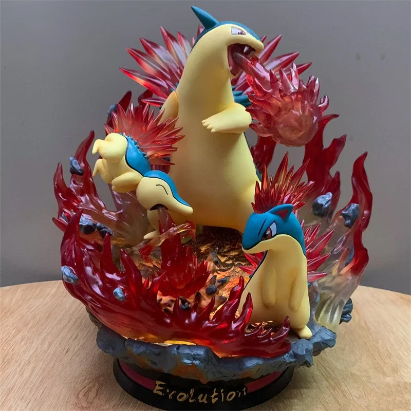 anime-pokemon-typhlosion-fighting-figure-dolls-statue-with-led-light-dinosaur-action-figurine-desktop-decoration-model-gifts