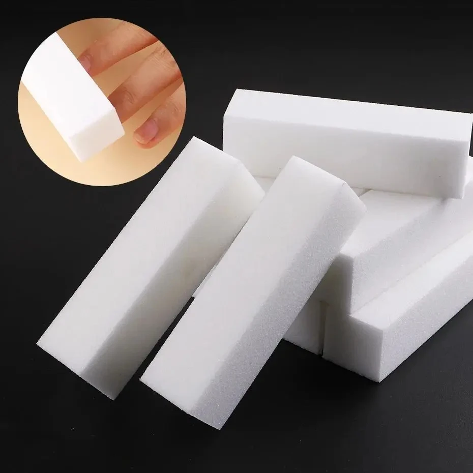 10 pièces limes à ongles tampon bloc ensemble manucure pédicure soin Nail Art polissage ponçage polissage blanc éponge tampons lime à ongles outils