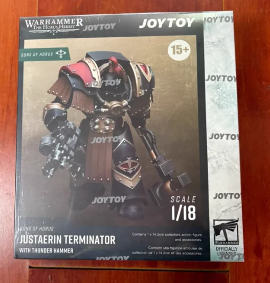

【SF】 JOYTOYS Warhammer 40K 1/18 Фигурка Sons of Horus Justaerin Terminator Squad Prime — Коллекционная модель, подарок