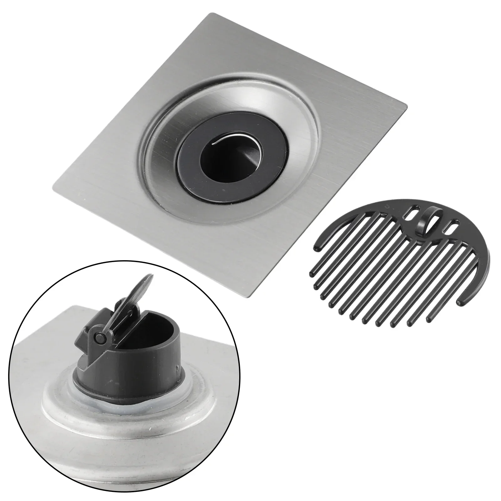 

Фильтр для канализационной трубы в ванной комнате, защита от запаха, слив для пола, ванная комната, простая установка, эффективный сбор волос для подвала