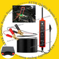 EM285 DC Automotive Electrical System Test Pen 6-24V with LED Test Light Polarity Identification Continuity Short Circuit Tester