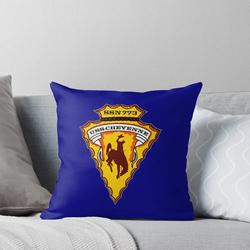 

USS CHEYENNE (SSN-773) SHIP'S STORE Throw Pillow Couch Cushions Cushions For Sofa Pillowcases For Pillows pillow