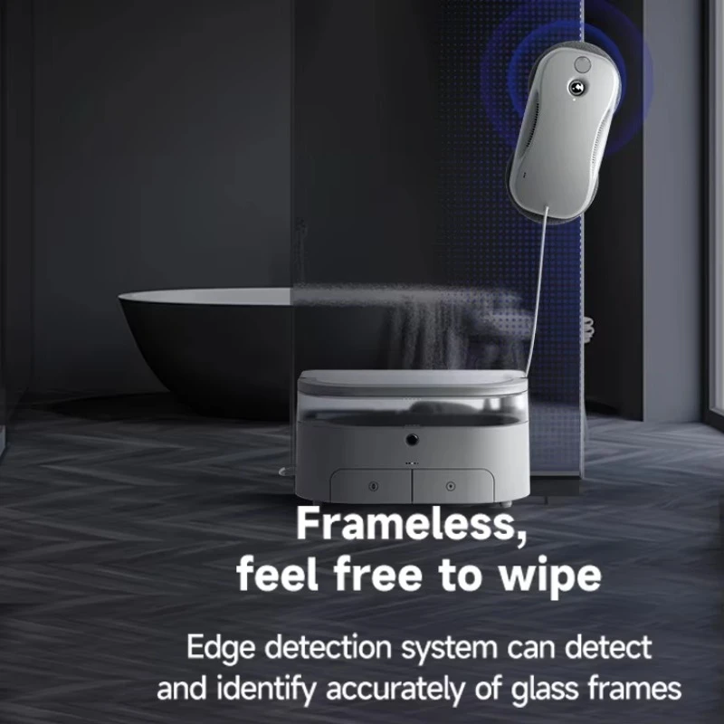 Intelligent Dual Water Jet Vacuum Cleaner Robot Factory Price Smart Window Cleaning for Outdoor Car RV Electric Glass Cleaner