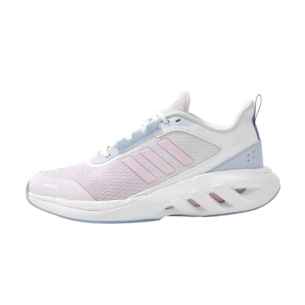 

Женские кроссовки Adidas. Розовый - белый - синий дизайн, удобный и амортизирующий, подходит для сценариев бега