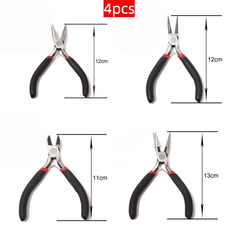 1/2/4pcs black pliers, handmade DIY, tool pliers, multifunctional punching pliers, hardware tools