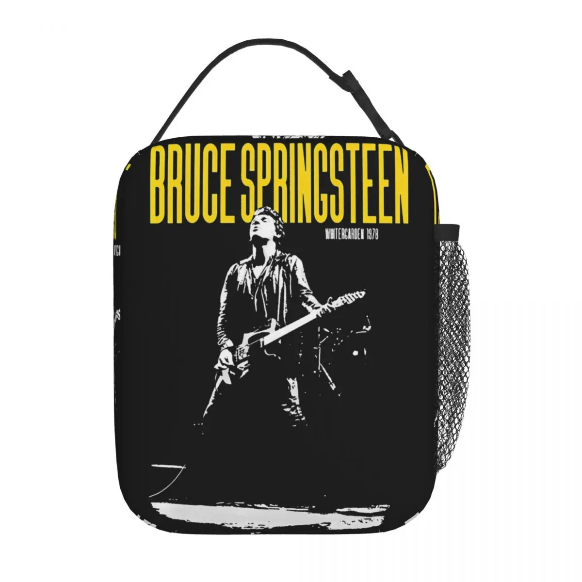 Bruce Springsteen Rock Singer Insulated Lunch Bag for Men Women Heavy Metal 2024 Tour Food Bag Reusable Thermal Cooler Lunch Box