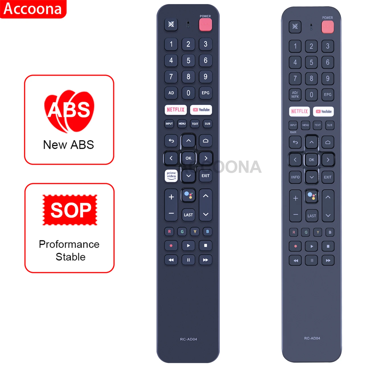 Voice Bluetooh Remote Control For AConatic RC-AD04 32HS100AN 43HS100AN 50US100AN 55US100AN 65US100AN 55US300AN HDTV Android TV