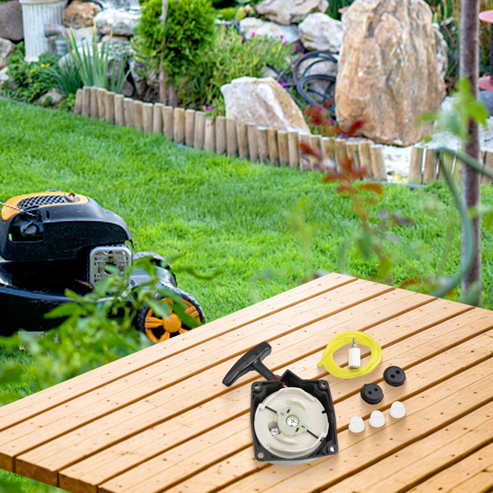Robust Construction of the Pull Start System Ensures Longevity Suitable for Regular Gardening Tasks Effortlessly