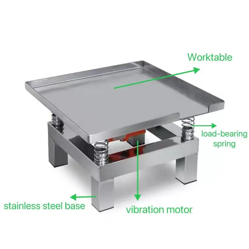 Concrete vibration table, small vibration test table, cement mortar test block, stainless steel vibration platform 110v/200v