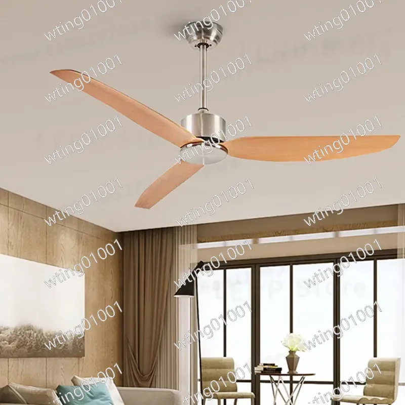 for Zhongshan Lamps 3 Blade Industrial Ceiling Fan Energy Saving Inverter Electric Fan for Restaurant Living Room Cross