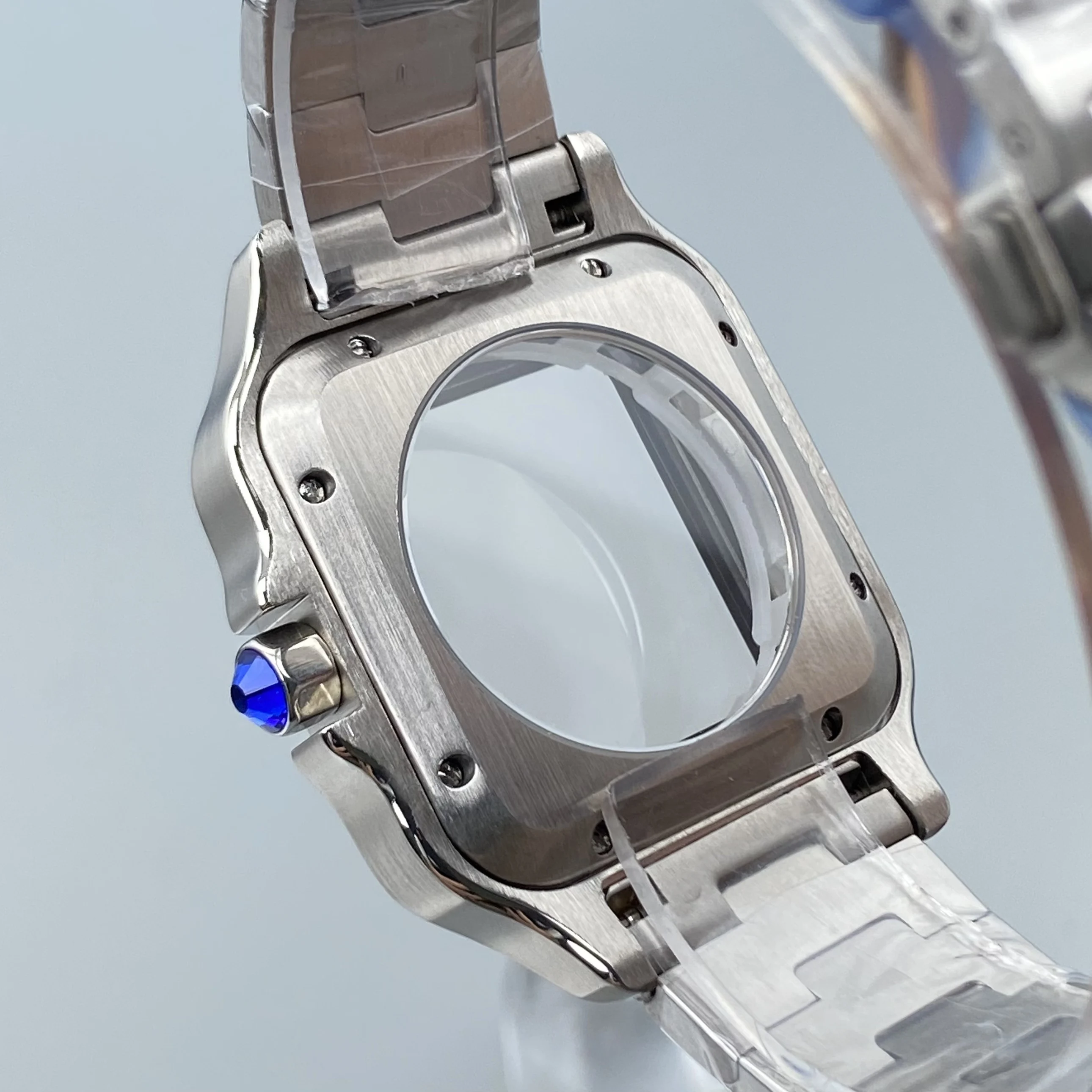 38mm NH35/NH36 Watch Case Square 316L Stainless Steel Waterproof Suitable For NH35/NH36 Case Seiko Mod Accessories