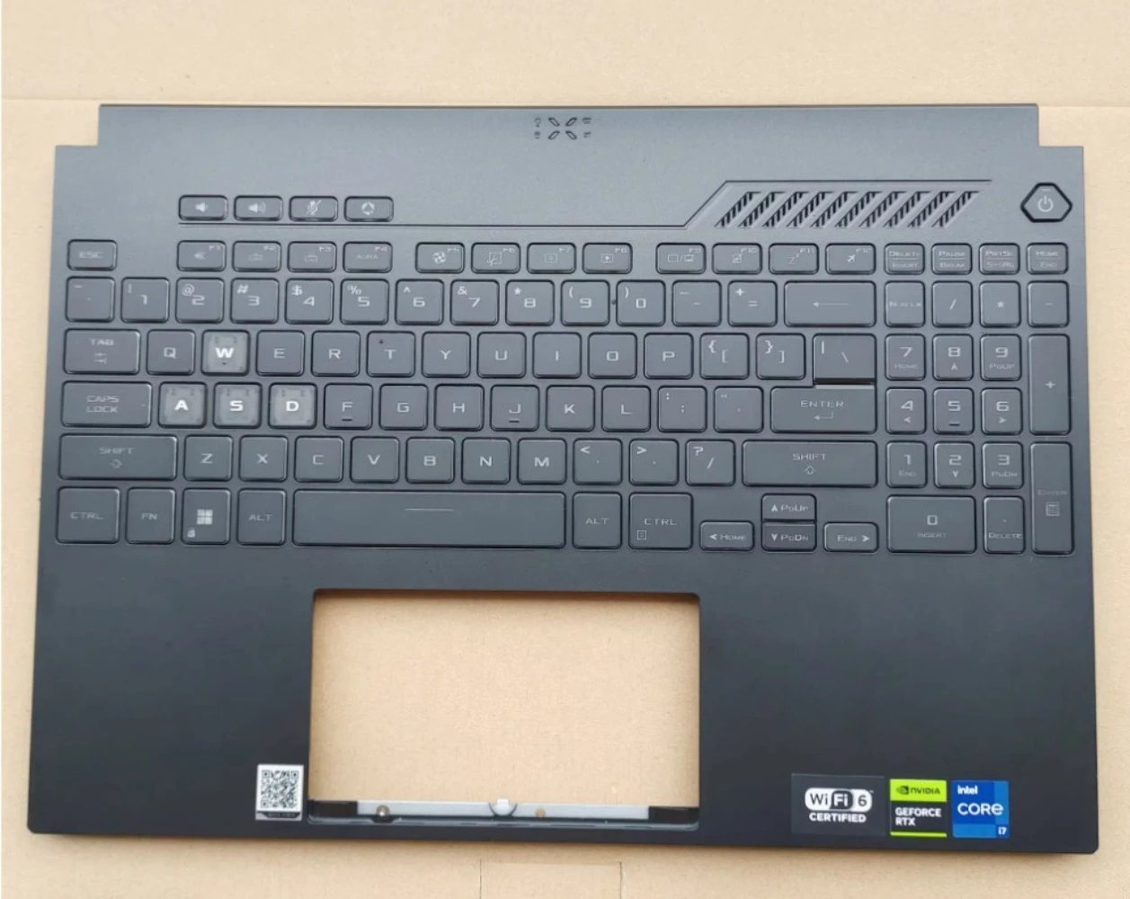 Reposamanos con Teclado Retroiluminado en Español para ASUS TUF Gaming F15 A15 FX507 FA507 FA507Z
