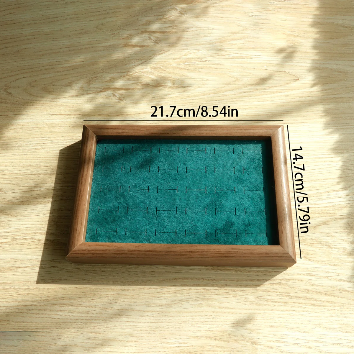 Bandejas de joyería de terciopelo, bandeja de exhibición de anillos con 30 ranuras, gran capacidad, anillo de dedo, pendientes, gemelos, estante de almacenamiento, organizador