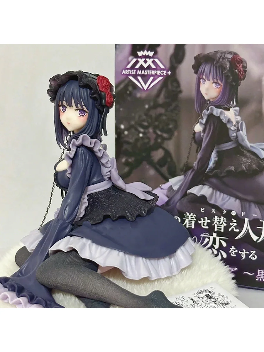 2 Arten My Dress-Up Darling Anime Figur Black Maid Outfit Kitagawa Marin Actionfigur Shizuku Kuroe Figurensammlung Modell