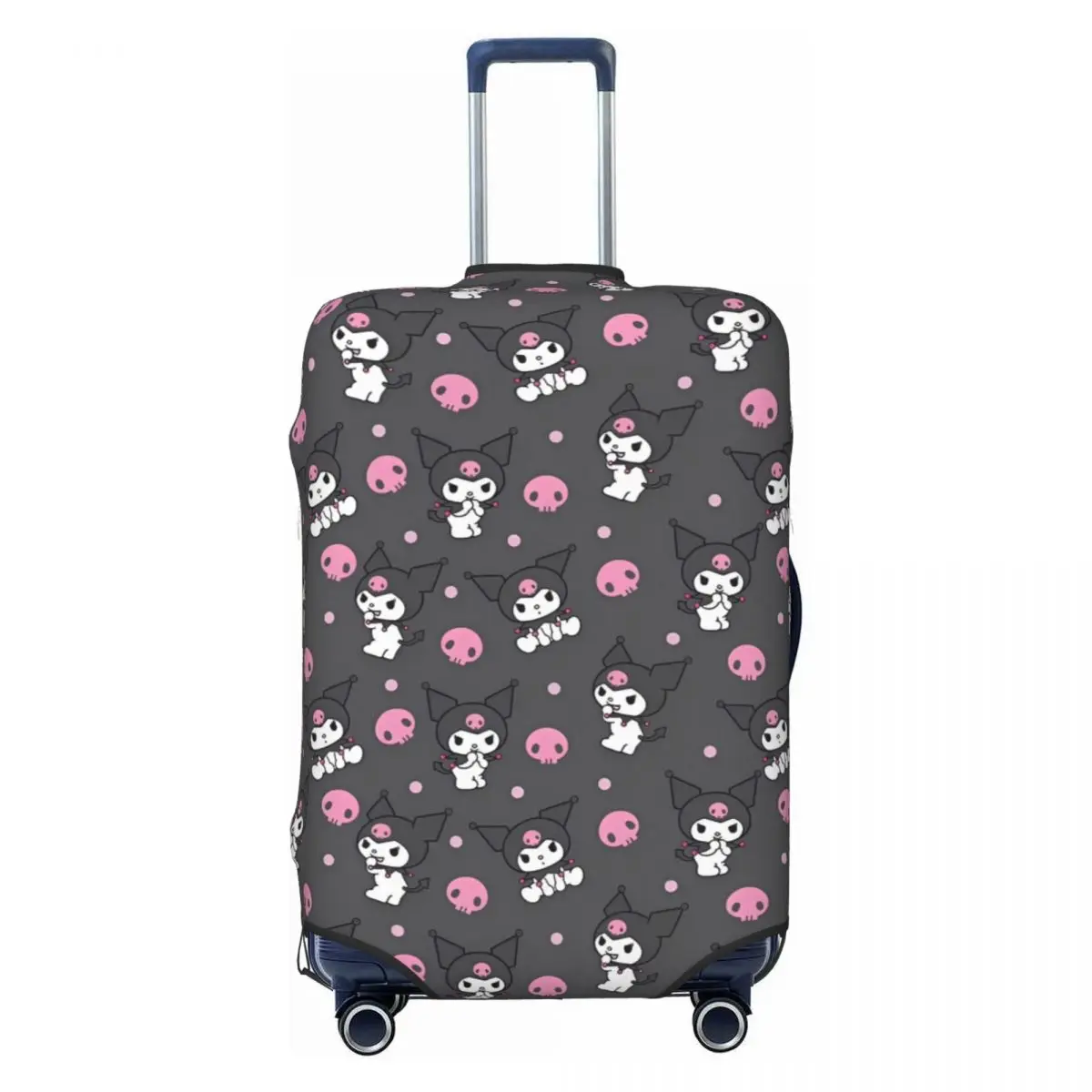 

Милый чехол для чемодана в стиле аниме Kuromi, дорожный праздник, забавные аксессуары для багажа, протектор