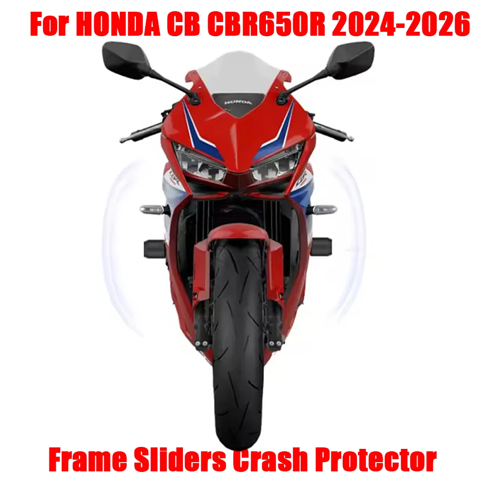 

For HONDA CBR650R 2024-2026 Motorcycles Accessories Falling Protection Frame Slider Fairing Guard Crash Pad Protector