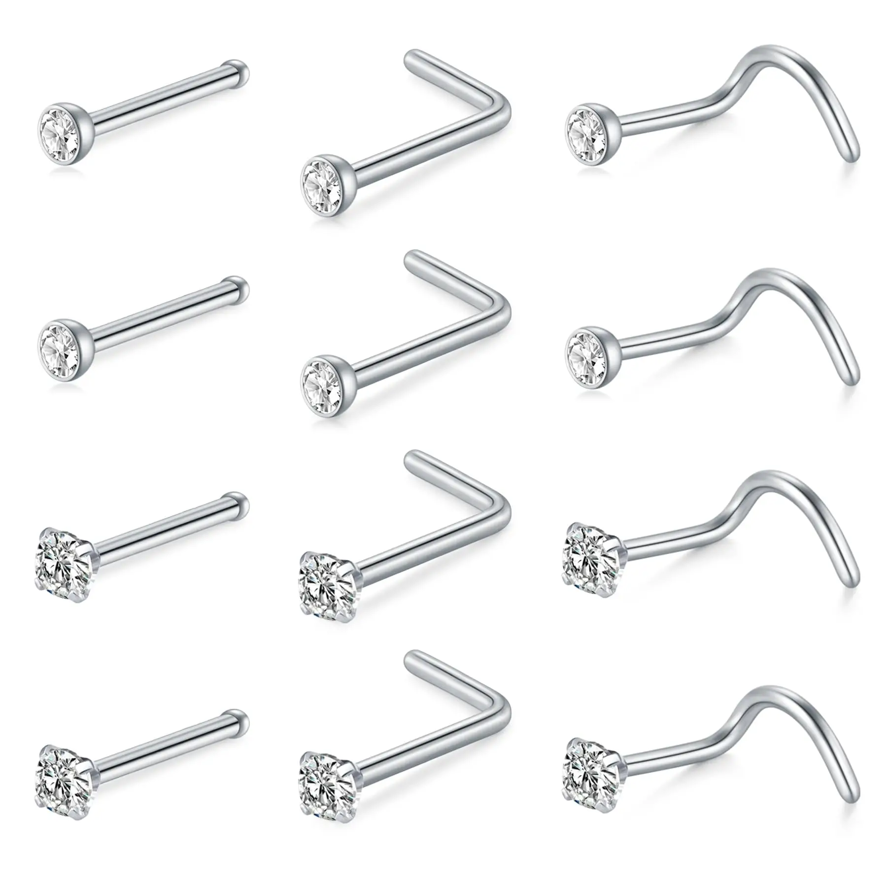 12Pcs 20G Stainless…