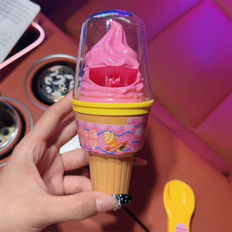 Cute Food Feeding Toy Pudding Feeding Props Pretend Play Food Set Desktop Ornaments Children's Early Education Props