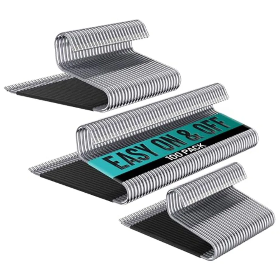 

Set of Stainless Steel Non-Slip Open-Ended Pant Hangers Durable Trouser Organizer