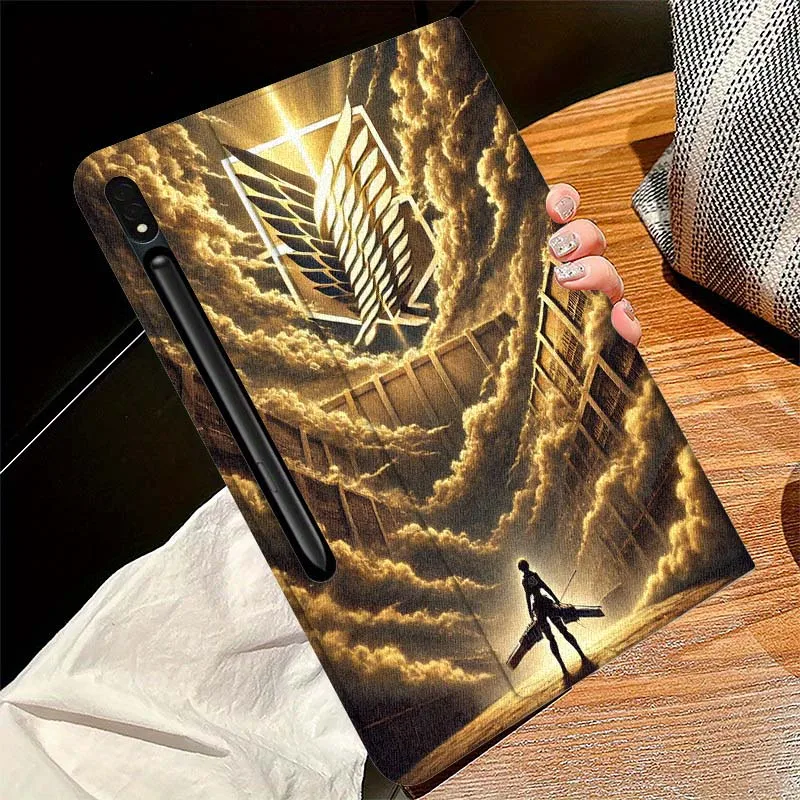 Attack on Titan Popular Anime For Samsung Galaxy Tab S9 S10 S6 S7 S8 FE Plus Lite Inch Foldable Cover Tablet Case